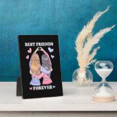 Plaque Photo Meilleurs amis pour toujours (Côté)