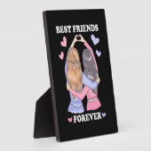 Plaque Photo Meilleurs amis pour toujours (Côté)