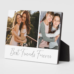 Plaque Photo Meilleurs amis pour toujours blanc photo manuscrit