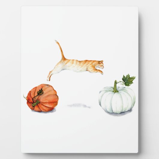 Plaque Photo Melting Between Pumkins (Devant)