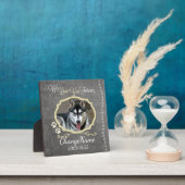 Plaque Photo Memento Mémorial Canin Amour Éternel (Insitu)