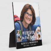 Plaque Photo Mémoire 5 Photo Écriture Calligraphique Moderne Cœ (Côté)