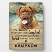 Plaque Photo Mémoire de compagnie rustique de campagne | Souven (Devant)