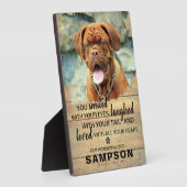 Plaque Photo Mémoire de compagnie rustique de campagne | Souven (Côté)