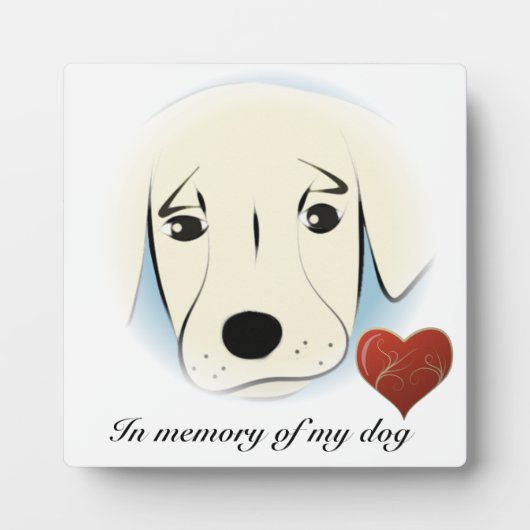 Plaque Photo mémorial (Devant)