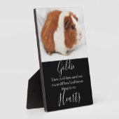 Plaque Photo Mémorial à l'animal (Côté)