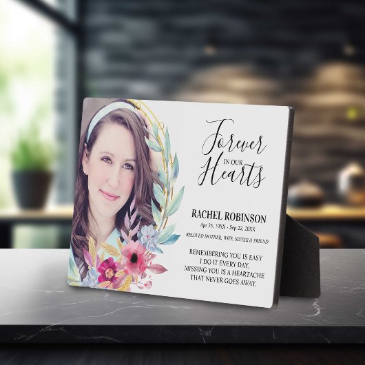 Plaque photo Memorial | Couleur d'eau