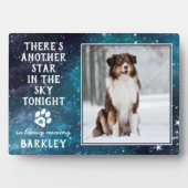 Plaque Photo Mémorial d'animal de compagnie Perte d'animal de c (Devant)