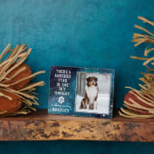 Plaque Photo Mémorial d'animal de compagnie Perte d'animal de c (Côté)