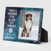 Plaque Photo Mémorial d'animal de compagnie Perte d'animal de c (Côté)