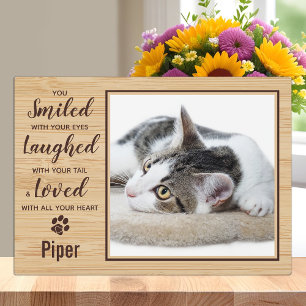 Plaque Photo Mémorial de chat Perte d'animal Photo