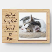 Plaque Photo Mémorial de chat Perte d'animal Photo (Devant)