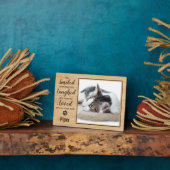 Plaque Photo Mémorial de chat Perte d'animal Photo (Côté)