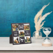 Plaque Photo Mémorial de cheval de compagnie Collage photo pers (Insitu)