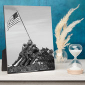 Plaque Photo Mémorial d'Iwo Jima (Côté)