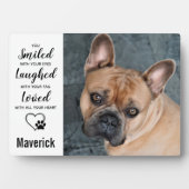 Plaque Photo Mémorial du chien - Perte de chien animal de compa (Devant)