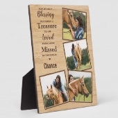 Plaque Photo Memorial Equine Keepsaké personnalisé (Côté)