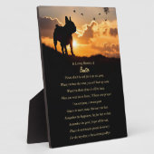 Plaque Photo Mémorial français des Chiens Rouges (Côté)