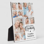 Plaque Photo Memorial Modern Loving Memory 10 Photo Collage (Côté)