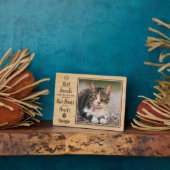 Plaque Photo Mémorial personnalisé pour animaux de chat (Côté)