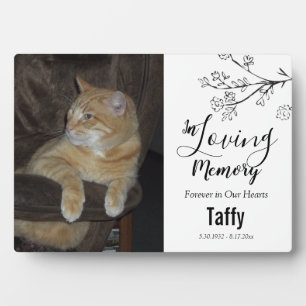 Plaque Photo Mémorial pour animal de compagnie pour toujours da
