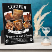 Plaque Photo Mémorial pour animaux de compagnie (Côté)