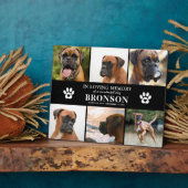 Plaque Photo Mémorial pour animaux de compagnie 6 x Photo En so (Côté)