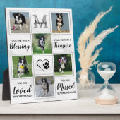 Plaque Photo Mémorial pour chien - Cadeau de perte d'animal de (Côté)