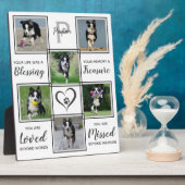 Plaque Photo Mémorial pour chien - Cadeau de perte d'animal de  (Côté)