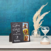 Plaque Photo Mémorial pour chien de compagnie - Cadeau de perte (Insitu)