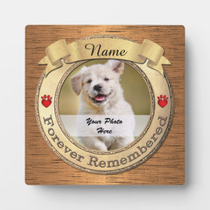 Plaque Photo Mémorial pour chien ou chat à jamais rappelé