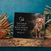 Plaque Photo Mémorial préféré de compagnie pour animaux (Côté)