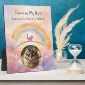Plaque Photo Mémorielle pour Chat Persan (Côté)