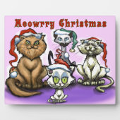 Plaque Photo Meowry Christmas Cats (Devant)