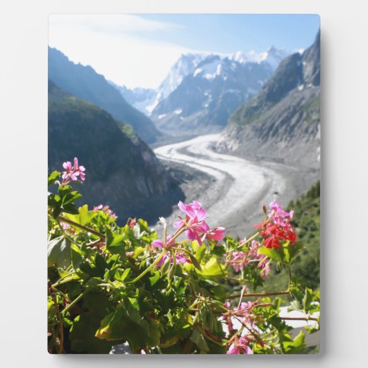 Plaque Photo Mer de Glace - Chamonix (Devant)