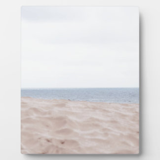 Plaque Photo Mer et sable