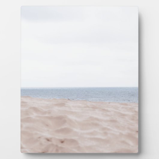 Plaque Photo Mer et sable (Devant)