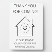 Plaque Photo Merci À Venir Open House (Pas De Chaussures) (Devant)