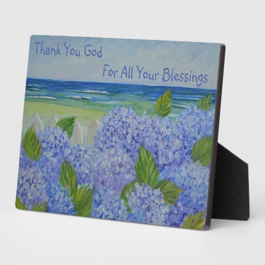 Plaque Photo Merci God Seashore (Côté)