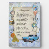 Plaque Photo Merci Papa (Devant)