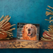 Plaque Photo Merci pour tout Perte d'animal familier Mémorial d (Côté)