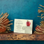 Plaque Photo Merci, professeur. Symboles d'éducation Nom person (Côté)