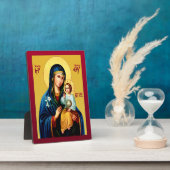 Plaque Photo Mère de Dieu (Côté)