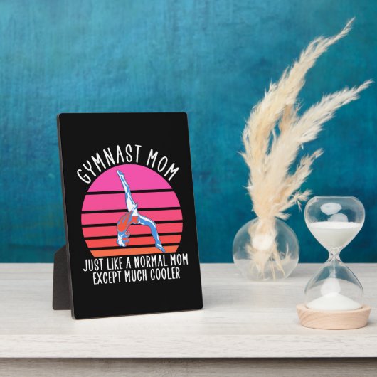 Plaque Photo Mère de gymnaste (Côté)