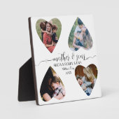 Plaque Photo Mère fils Script Love Keepsaké Cadeau Collage (Recto)