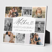 Plaque Photo Mère Grateful pour chaque instant Collage photo (Côté)