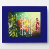 Plaque Photo Mère M est pour Million de choses qu'elle m'a donn (Devant)