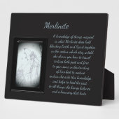 Plaque Photo Merlinite Crystal Fairy (Côté)