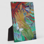 Plaque Photo Mermaid Nage avec Papillons Imaginaire Art (Côté)