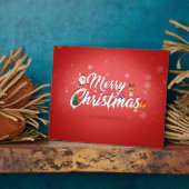 Plaque Photo Merry christmas (Côté)